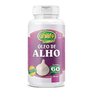 Óleo de Alho 350 Mg Unilife 60 Cápsulas