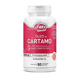 Óleo de Cártamo 1000 Mg Unilife 60 Cápsulas