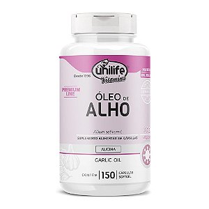 Óleo de Alho 350 Mg Unilife 150 Cápsulas