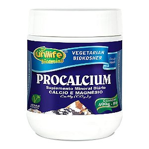 Procalcium Calcio e Magnésio Unilife 400g