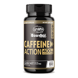Cafeína Caffeine Action Unilife 60 Cápsulas