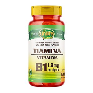Vitamina B1 - Tiamina 500mg Unilife 60 Cápsulas