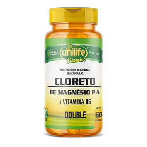 Cloreto De Magnésio P.A. + Vitamina B6 810 Mg Unilife 60 Cápsulas