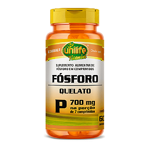 Fósforo Quelato 900 Mg Unilife 60 Comprimidos
