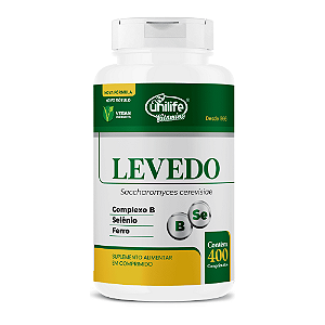 Levedo De Cerveja Complexo B 450Mg Unilife 400 Comprimidos