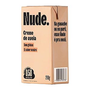Creme De Aveia Culinário Nude 200g