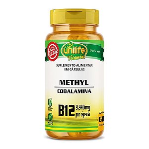 Vitamina Methyl B12 Mastigável Unilife 60 Comprimidos