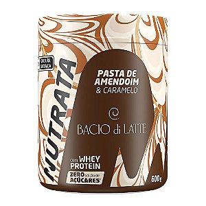 Pasta de Amendoim Caramelo Salgado Bacio Di Latte Nutrata 600g