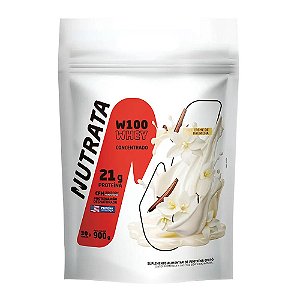 W100 Whey Baunilha Refill Nutrata 900g