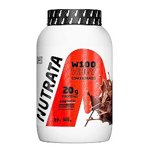 W100 Whey Double Chocolate Nutrata 900g
