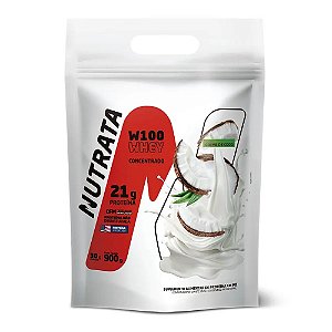 W100 Whey Creme De Coco Nutrata Refil 900g