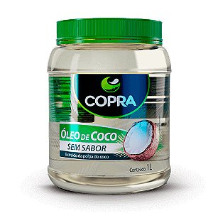 Óleo De Coco Sem Sabor Copra 1Litro