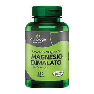 Magnésio Dimalato Clinoage 120 Cápsulas
