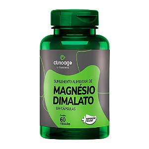 Magnésio Dimalato Clinoage 60 Cápsulas
