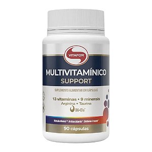 Multivitamínico Support Vitafor 90 Cápsulas