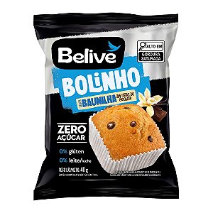 Bolinho de Baunilha Belive 40g