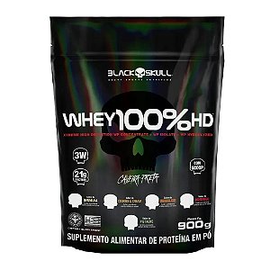 Whey 100% HD Pistache Refil Black Skull 900g