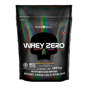 Whey Zero Cookies e Cream Refil Black Skull 837g