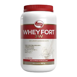 Wheyfort 3w Neutro Vitafor 900g