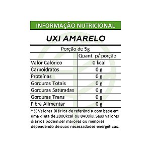 Uxi Amarelo Rasurado Pacote 500g