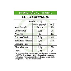 Coco Laminado Pacote 200g