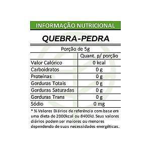 Chá de Quebra-Pedra em Folhas Pacote 100g