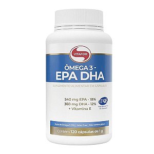 Ômega 3 Epa Dha Vitafor 120 Cápsulas