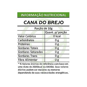 Cana Do Brejo Pacote 200g