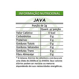 Java Em Folhas Pacote 1Kg