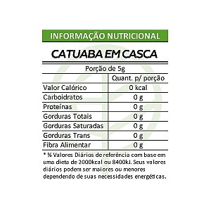 Chá de Catuaba em Casca Pacote 200g