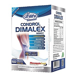 Condrol Dimalex 1000 Mg + Ultra Colágeno Tipo II Unilife 60 Cápsulas