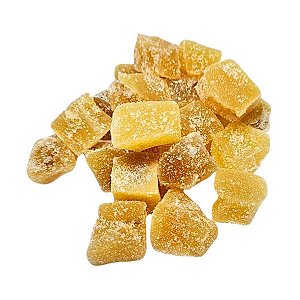 Gengibre Cristalizado Cubos Pacote 500g