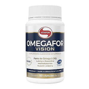 Omegafor Vision Ômega 3 + Luteína Zeaxantina Vitafor 60 Cápsulas