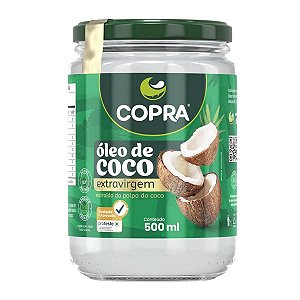 Óleo De Coco Extra Virgem Copra 500ml Pacote 1Kg