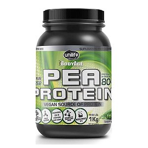 Pea Protein Proteína de Ervilha Sabor Natural Unilife 1Kg Pacote 1Kg