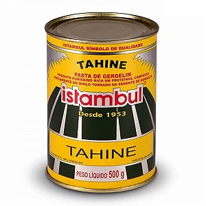 Tahine Pasta De Gergelim Istambul 500g Pacote 1Kg