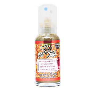 Própolis Sabor Gengibre Romã Sao José Spray 35ml Pacote 1Kg