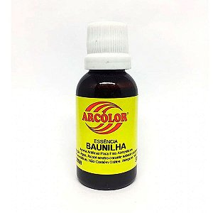 Essência de Baunilha Arcolor 30ml Pacote 1Kg