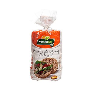 Biscoito De Arroz Integral Sem Glúten Kodilar 80g Unidade