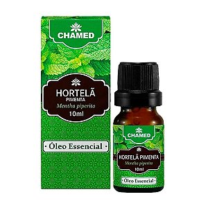 Óleo Essencial De Hortelã Pimenta Chamed 10ml Pacote 1Kg