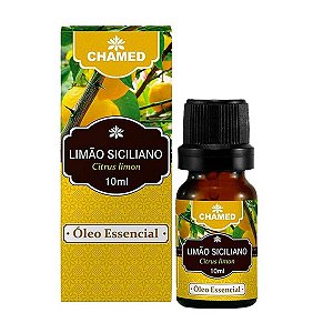 Óleo Essencial De Limão Siciliano Chamed 10ml Pacote 1Kg