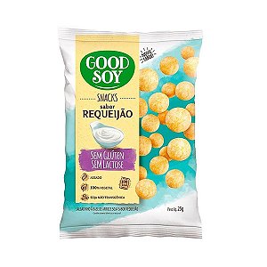 Snacks De Soja Sabor Requeijão Good Soy 25g Pacote 1Kg