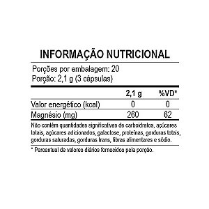 Treon Mag - Magnésio Treonato 710mg Unilife 60 Cápsulas Pacote 1Kg