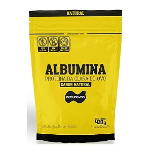 Albumina Natural Naturovos 420g Unidade