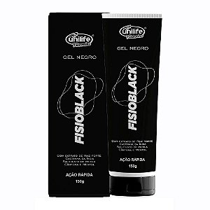 Massageador Fisioblack Gel Negro Unilife 150gr