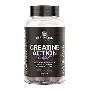 Creatine Action Gummy Jabuticaba Essential Nutrition 60 Gomas
