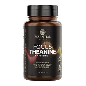 Focus Theanine + Caffeine Essential Nutrition 60 Cápsulas