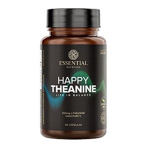 Happy Theanine Essential Nutrition 60 Cápsulas