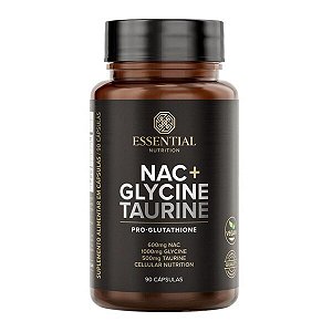 Nac + Glycine + Taurine Essential Nutrition 90 Cápsulas
