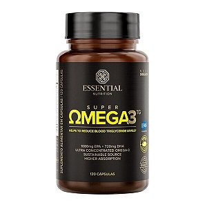 Super Omega 3TG 500Mg Essential Nutrition 120 Cápsulas